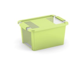 Plastový úložný box BI, objem 11l, 36,5 x 26 x 19 (výška) cm, zelený