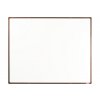 Bílé keramické tabule boardOK 150 x 120 cm (barva rámu hnědá)
