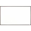 Bílé keramické tabule boardOK 200 x 120 cm (barva rámu hnědá)