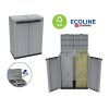 Plastová skříň na třídění odpadu Ecoline 2x110 litrů
