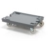 Podvozek pro přepravky plastový 80 x 60 cm, 4 otočná polyamidová kola