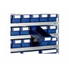 Zásuvný box, 400 x 188 x 82 mm, modrý, bal. 20 ks