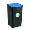 Odpadkový koš na tříděný odpad ECOGREEN 50 litrů modré víko