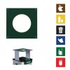 Vymezovač druhu odpadu do koše Modular - zelený (sklo)