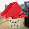 Výklopný kontejner (přepravník) 1200 litrů, var. základní, červená