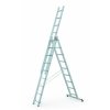 Trojdílný hlinikový kombinovaný žebřík ZARGES, 3x10 příček