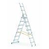 Profi trojdílný hlinikový kombinovaný žebřík ZARGES, 3x14 příček