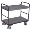 14446 6 policovy vozik 2 police s ohranenim variofit lozna plocha 100 x 70 cm do 250 kg modra antracit
