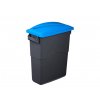 Nádoba na třídění odpadu 60 litrů + modré víko na papír