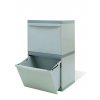 Odpadkový koš na tříděný odpad - 2 x 30 l