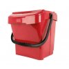 Odpadkový koš plastový na tříděný odpad - červená, 40 l