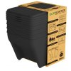 Stohovatelné nádoby ECOSORTER na tříděný odpad, sada 4 × 25 l