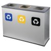 EKO STATION - set na třídění odpadu, objem 3 x 60 l