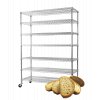 Pekárenský vozík na chleba 1730 x 610 x 1220 mm, 8 polic