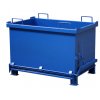 kontejner s vyklopnym dnem 600 litru modrý