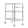 Dílenský a cateringový vozík, rovné police, 36 x 122 x 100 cm, max 100 kg, 3 pol.