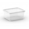 Plastový úložný box C Box, vel. XXS s víkem, transparentní, 2 l
