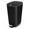 Odpadkový koš nášlapný černý 50 l