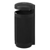 Venkovní odpadkový koš Prima Linea 50 l – černý plastový koš