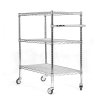 Dílenský a cateringový vozík, rovné police, 36 x 122 x 100 cm, max 300 kg, 3 pol.