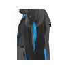 Blůza CXS NAOS, pánská, šedo-černá, HV modré doplňky (Velikost 46)