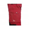 Kalhoty CXS STRETCH, pánské, červeno - černé