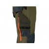 Kalhoty CXS NAOS pánské, khaki-olive, HV oranžové doplňky