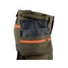 Kalhoty CXS NAOS pánské, khaki-olive, HV oranžové doplňky (Velikost 46)