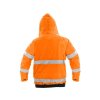 Bunda LEEDS, výstražná, zimní, pánská, oranžová (Velikost M)