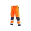 Kalhoty CXS CARDIFF, výstražné, zateplené, pánské, oranžové