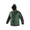 Bunda CXS IRVINE, zimní, pánská, zeleno-černá (Velikost L)