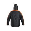 Bunda CXS BRIGHTON, zimní, pánská, černo-oranžová (Velikost S)