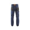 Kalhoty jeans NIMES I, pánské, modro-černé