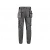 Kalhoty CXS LEONIS, pánské, šedé s černými doplňky