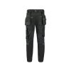 Kalhoty CXS LEONIS, pánské, černé s šedými doplňky (Velikost 46)