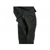 Kalhoty CXS LEONIS, pánské, černé s modro/červenými doplňky
