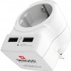 SKROSS cestovní adaptér UK USB pro použití ve Velké Británii, typ G