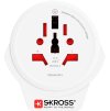 SKROSS cestovní adaptér Europe USB pro cizince v ČR, USB-A, 12W, typ E/F