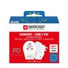 52881 6 skross cestovni adapter europe usb c20pd pro cizince v cr usb c pd 20w typ e f