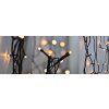 Solight LED venkovní vánoční řetěz, 400 LED, 20m, přívod 5m, 8 funkcí, IP44, teplá bílá