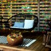 Solight LED venkovní vánoční řetěz, 50 LED, 5m, přívod 3m, 8 funkcí, časovač, IP44, vícebarevný