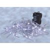 Solight LED venkovní rampouchy, 50LED, časovač, 8 funkcí, IP44, 3xAA baterie