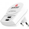 SKROSS USB nabíjecí adaptér EU, 2x USB-A, 12W, typ C