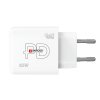 SKROSS USB A+C nabíjecí adaptér Power charger 65W GaN EU, Power Delivery, typ C
