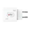 SKROSS USB A+C nabíjecí adaptér Power charger 65W GaN EU, Power Delivery, typ C