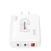 SKROSS USB A+C nabíjecí adaptér Power charger 65W GaN US, Power Delivery, typ A