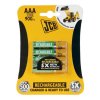 JCB RTU NiMH AAA/R03, 900mAh, přednabitá, blistr 4 ks