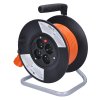 53742 2 solight prodluzovaci privod na bubnu 4 zasuvky 20m oranzovy kabel 3x 1 5mm2