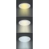 Solight LED mini panel CCT, podhledový, 12W, 900lm, 3000K, 4000K, 6000K, kulatý