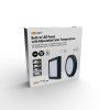 Solight LED mini panel CCT, přisazený, 12W, 900lm, 3000K, 4000K, 6000K, kulatý, černá barva